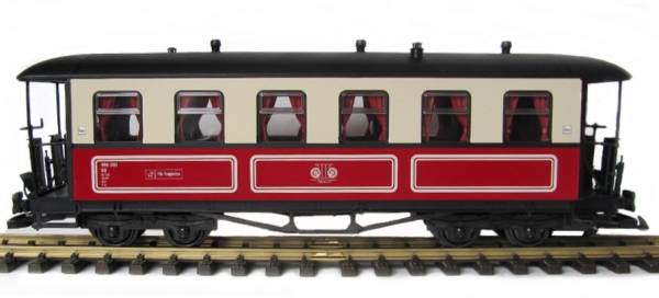 Zenner Molli Personenwagen 990303 rot beige, 6 Fenster, Spur G
