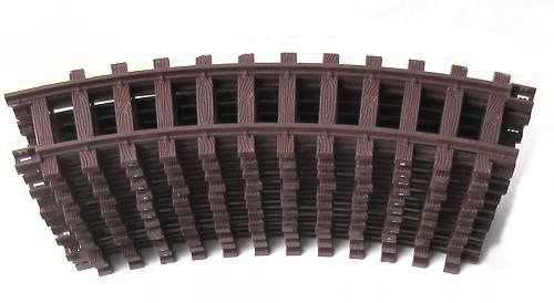 Train 12 Plastic Track, brown, bent, G Scale, for LGB | eBay