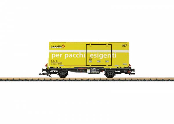 Post Container-Tragwagen RhB