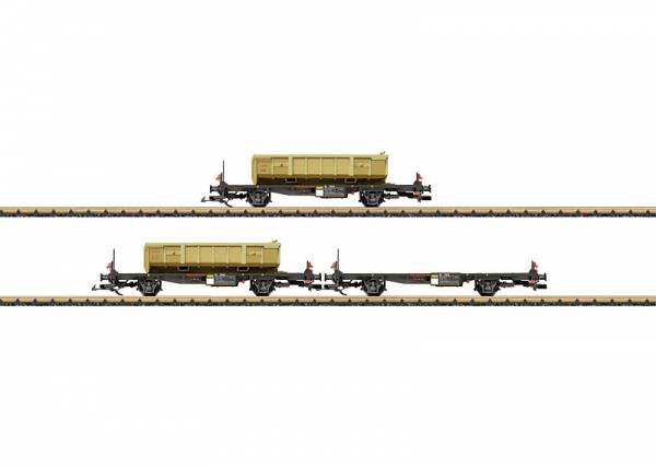 Containertragwagen-Set RhB