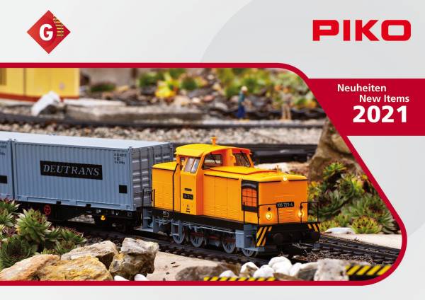 Piko Neuheiten-Katalog 2021 für Spur G Gartenbahn