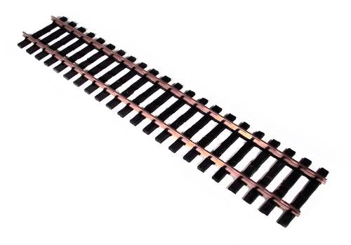 Zenner Bausatz 1 gerades Gleis der Spur 2(64mm) Regelspur, 60cm, + Schraubverbinder