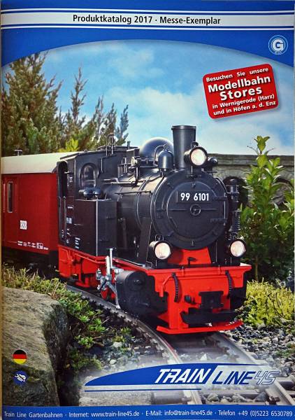Train Line45 Katalog 2017 Messeexemplar Spur G Gartenbahn