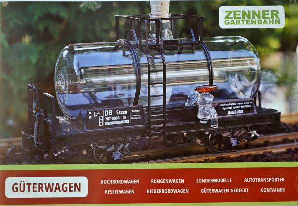 Zenner Katalog Güterwagen, Spur G Gartenbahn Auflage 20151010