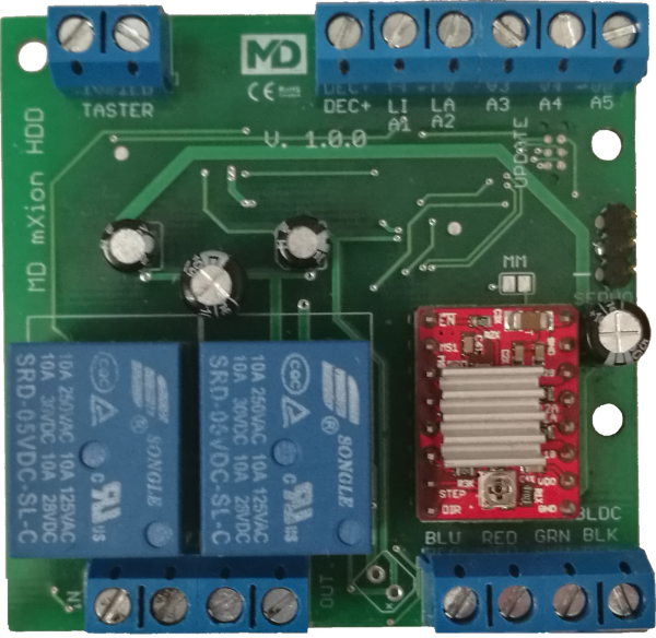 MD HDD (dekodér otočného talíře pro Heyn, krokové motory)