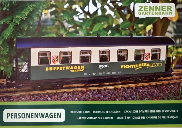 Zenner Personenwagen Katalog Spur G Gartenbahn 2015/16