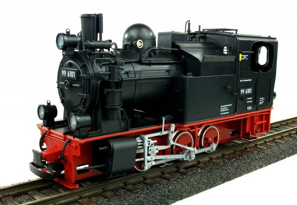 Parní lokomotiva řady Train-Line45 HSB Pfiffi BR 99 6101, analogový, pulzní výparník, rozchod G