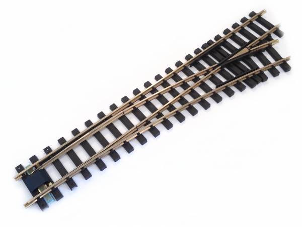 Train Line45 Weiche rechts, Radius 210cm, ohne Antrieb, Spur G