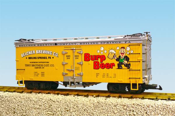 USA-Trains Belcher Brewing Yellow/Silver ,Spur G