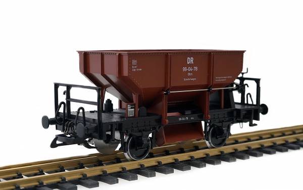 Zenner Schotterwagen Umbau des LGB Wagens auf Spur 2 (64mm)