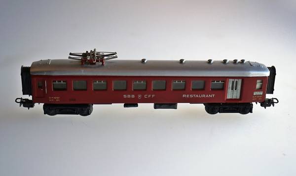 Märklin Personenwagen Restaurant SBB CFF, rot, DSG 4035, Spur H0,1:87, gebraucht
