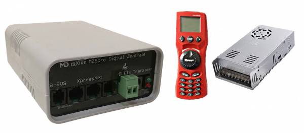 MD-Electronics: Set DCC Digitalzentrale 8A MZSpro mit Netzteil, 24 V, Spur G