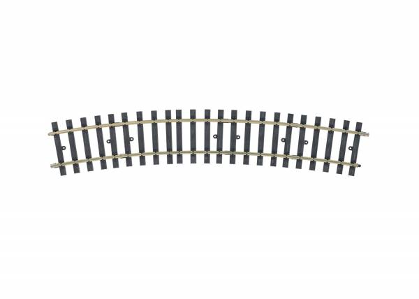 Märklin gebogenes Gleis 59072 R=1176mm, 22,5°, aus Metall, Spur 1, 45mm