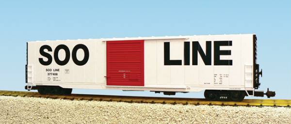USA-Trains Soo Line Single Door - White/Red Doors ,Spur G