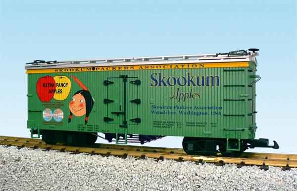 USA-Trains Skookum Apples - Green/Silver,Spur G
