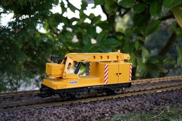 LGB Kranwagen Matra 4042, LüP 300mm, Spur G, auch für Piko Spur G