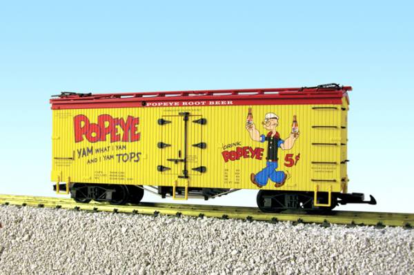 USA-Trains Popeye Root Beer –Yellow/Red ,Spur G