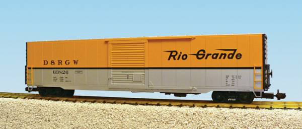 USA-Trains Rio Grande Single Door - Yellow/Silver/Black,Spur G