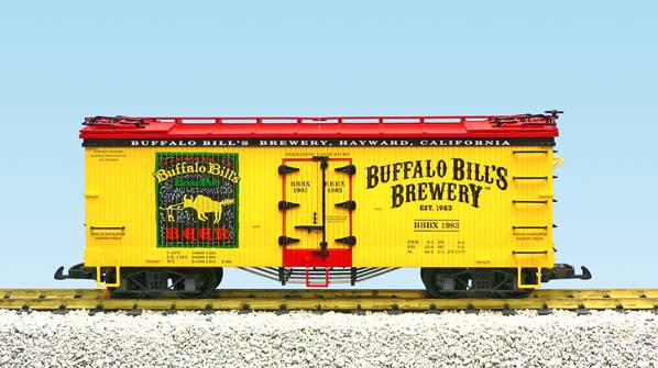 USA-Trains Buffalo Bill's Beer – Yellow/Red ,Spur G