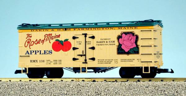 USA-Trains Rose Of Maine Apples - White/Green,Spur G