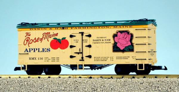 USA-Trains Rose Of Maine Apples - White/Green,Spur G