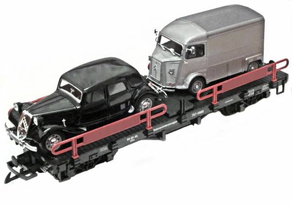 Zenner Autotransporter Citroen Gangster-Limosine + Typ H, Spur G Gartenbahn