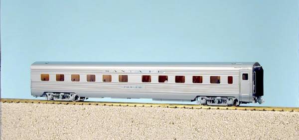 USA-Trains Santa Fe "Super Chief" Sleeper #1 - Stainless Steel ,Spur G