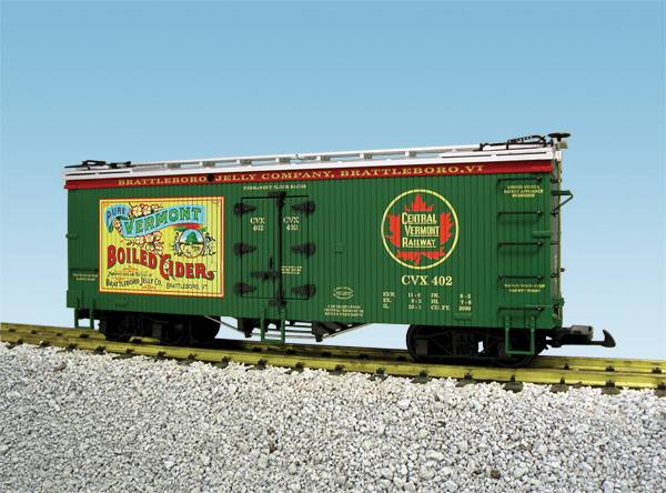 USA-Trains Vermont Boiled Cider - Green/Silver,Spur G