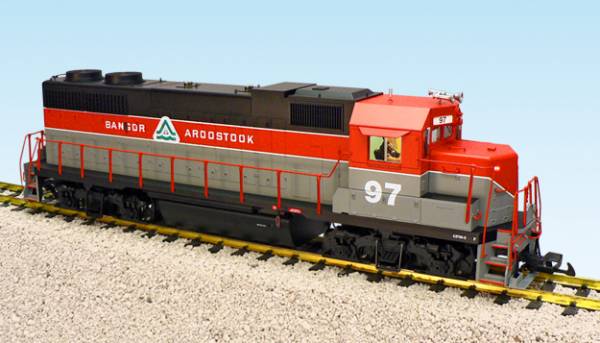 USA-Trains Bangor & Aroostook -Black/Red/Gray ,Spur G