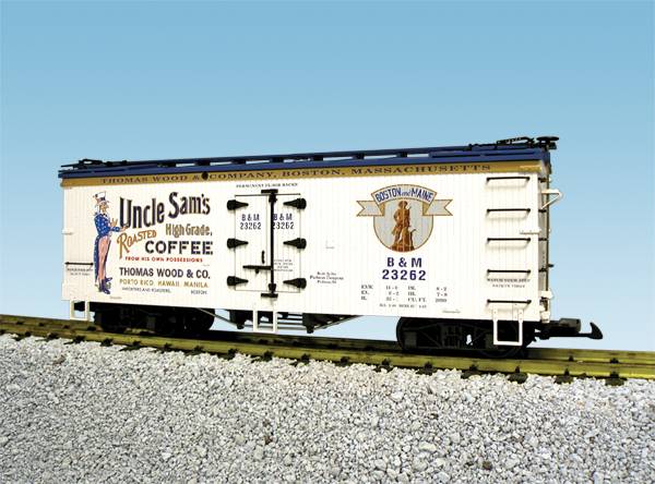 USA-Trains Uncle Sam Coffee - White/Blue,Spur G