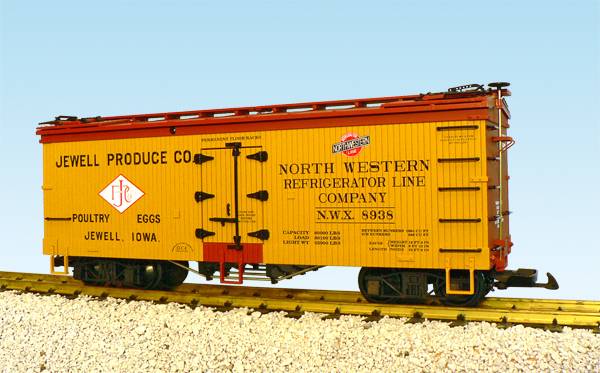USA-Trains Jewell Produce Yellow/Red Oxide ,Spur G