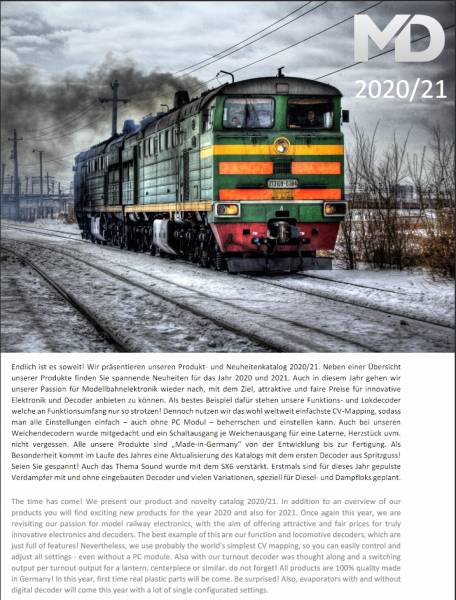 MD-Electronics Katalog, 2020/2021, Spur 0, Spur 1, Spur G, Spur 2