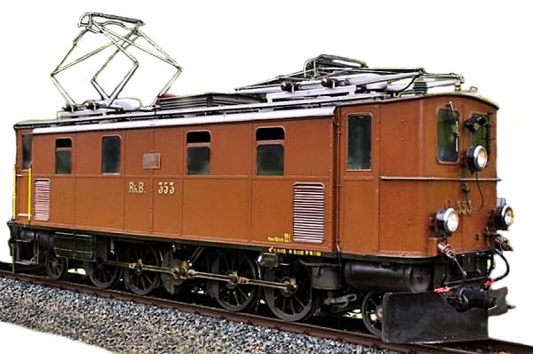 Train Line45 Elektrolok RHB Ge 4/6 No353, mit DCC Decoder, Spur G Gartenbahn