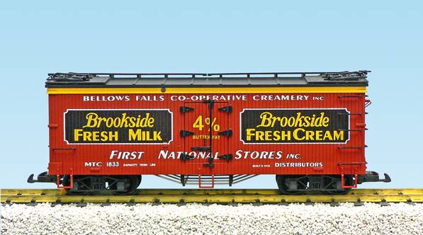 USA-Trains Brookside Creamery – Oxide/Black ,Spur G