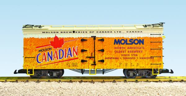 USA-Trains Molsen Canadian Beer – Two Tome Yellow/Orange ,Spur G