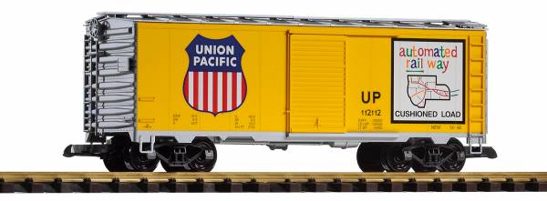 Piko Steel Boxcar Union Pacific, gelb, Spur G, Gartenbahn