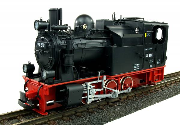 Train-Line45 Dampflok HSB Pfiffi BR 99 6101, analog, gepulster Verdampfer, Spur G