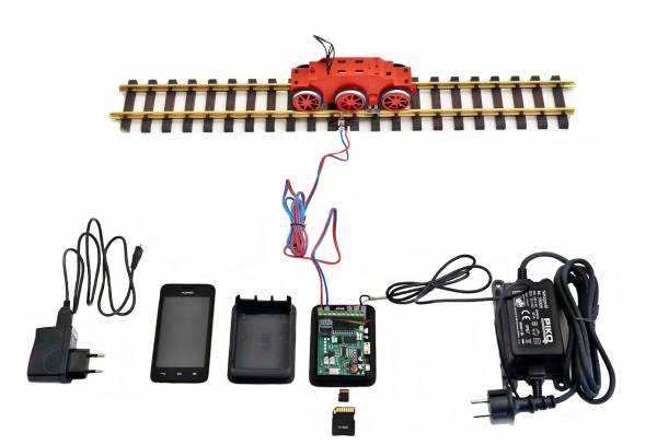 WLAN Smart-Trafo mit Smartphone, Piko Gleichstromnetzteil, für analoge Loks Spur G