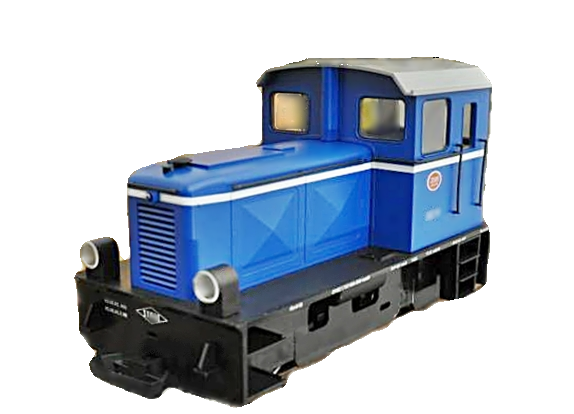Train Line45 Diesellok Deutz blau, analog Spur G