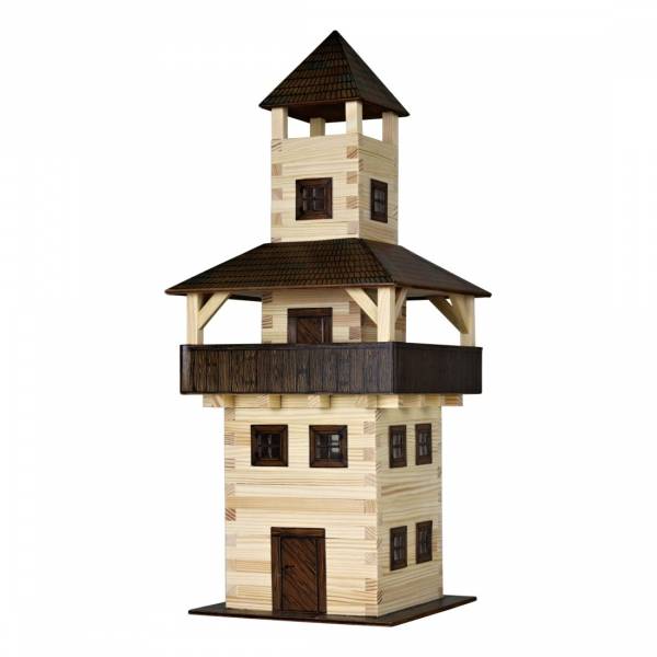 Walachia Turm Bausatz Nr. 28, Holzhaus für Spur 1/ Spur G, 1:32 Modellbau