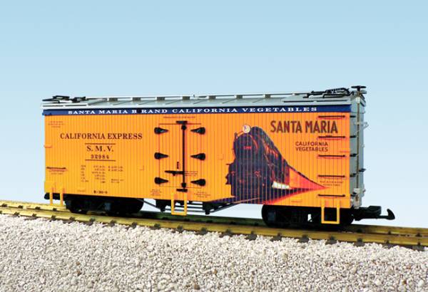 USA-Trains Santa Maria Vegetables - Two-Tone Orange/Silver,Spur G