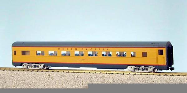 USA-Trains UP "City of Los Angeles" Coach #1 - Yellow/Gray ,Spur G