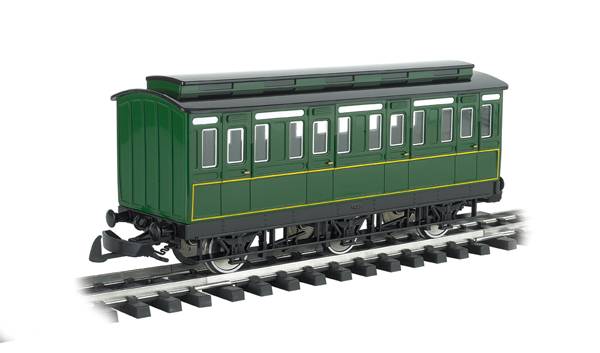 Liliput-Bachmann Personen-Abteil-Wagen grün, Spur G Gartenbahn