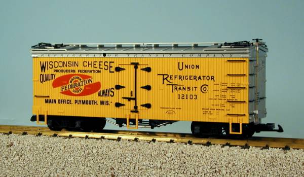 USA-Trains Wisconsin Cheese - Yellow/Silver,Spur G