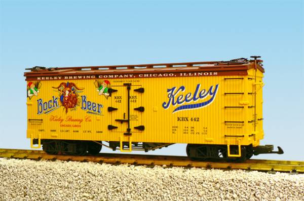 USA-Trains Bock Beer Yellow/BC Red,Spur G