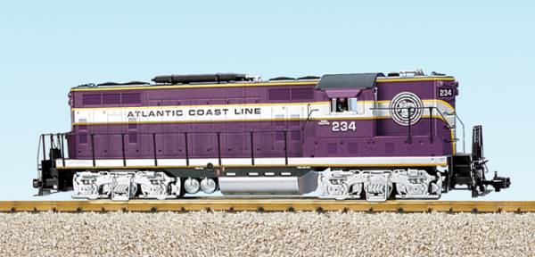 USA-Trains Atlantic Coast Line GP-7 - Purple/Silver ,Spur G