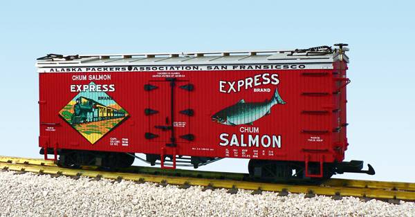 USA-Trains Express Salmon - Red/Silver,Spur G