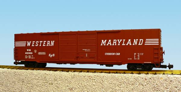 USA-Trains Western Maryland Double Door - Oxide Red,Spur G