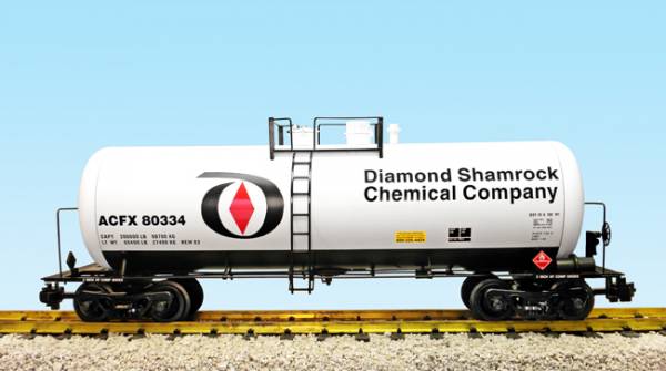 USA-Trains Diamond Shamrock - White, Black ,Spur G