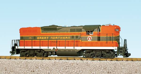 USA-Trains Great Northern GP9 - Green/Orange,Spur G